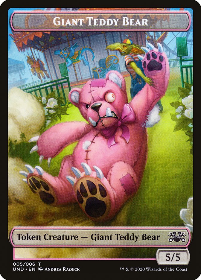 Giant Teddy Bear // Acorn Stash Double-Sided Token [Unsanctioned Tokens] | Gear Gaming Fayetteville