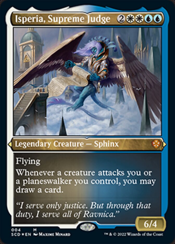 Isperia, Supreme Judge (Foil Etched) [Starter Commander Decks] | Gear Gaming Fayetteville