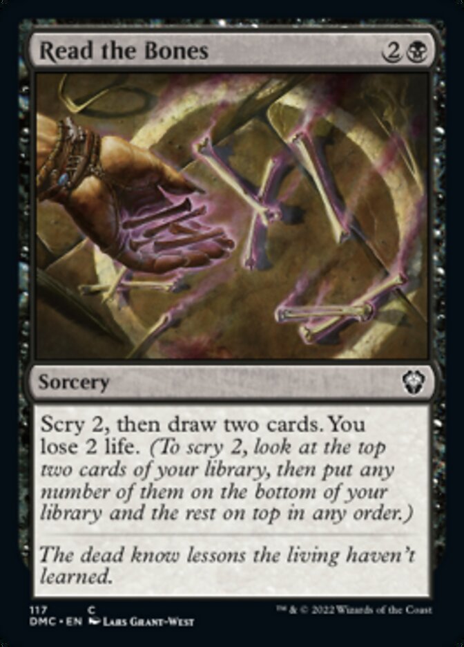 Read the Bones [Dominaria United Commander] | Gear Gaming Fayetteville