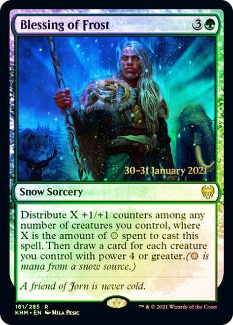 Blessing of Frost [Kaldheim Prerelease Promos] | Gear Gaming Fayetteville