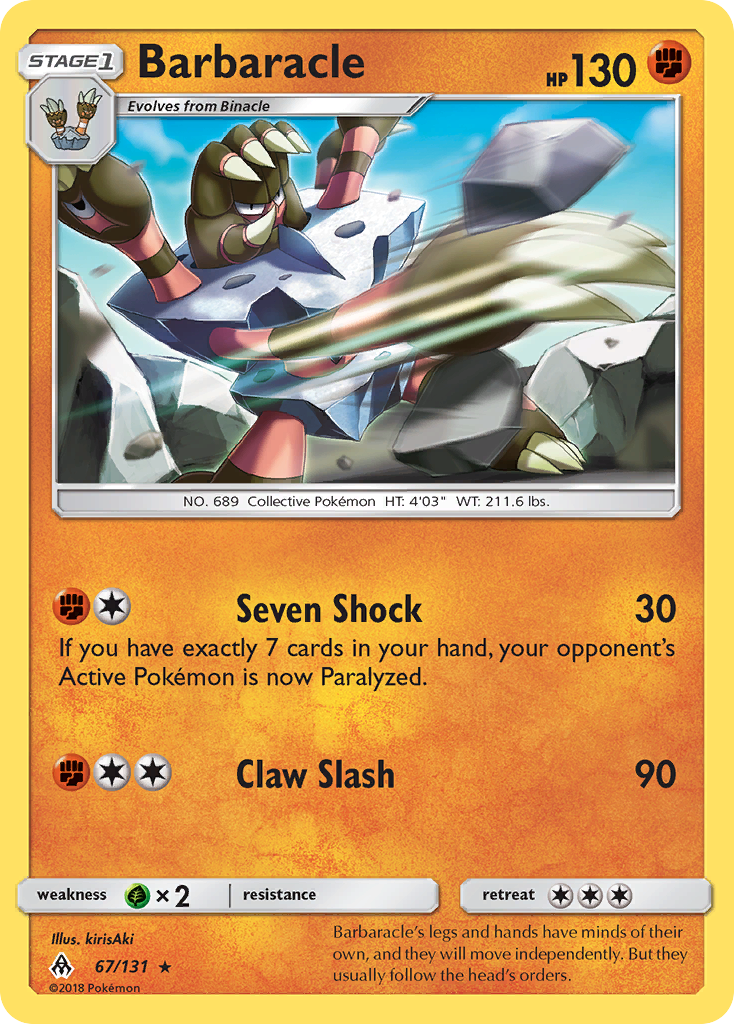 Barbaracle (67/131) [Sun & Moon: Forbidden Light] | Gear Gaming Fayetteville