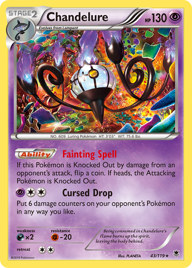 Chandelure (43/119) [XY: Phantom Forces] | Gear Gaming Fayetteville