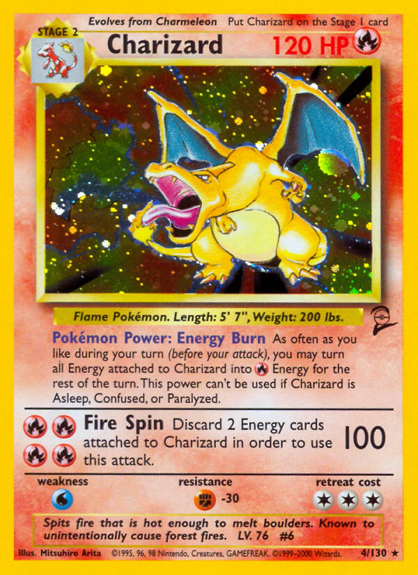 Charizard (4/130) [Base Set 2] | Gear Gaming Fayetteville