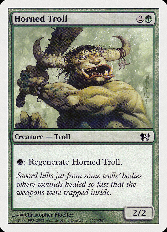 Horned Troll [Eighth Edition] | Gear Gaming Fayetteville