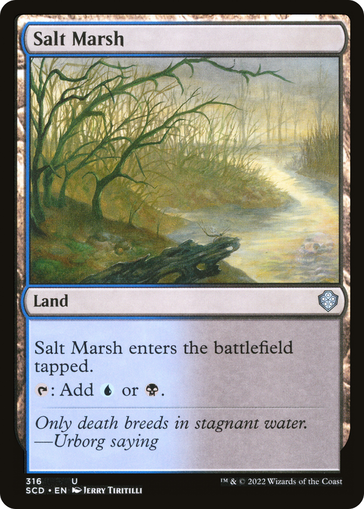 Salt Marsh [Starter Commander Decks] | Gear Gaming Fayetteville