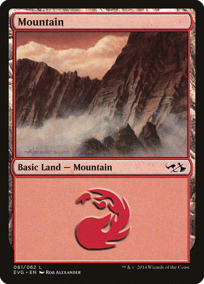 Mountain (61) (Elves vs. Goblins) [Duel Decks Anthology] | Gear Gaming Fayetteville