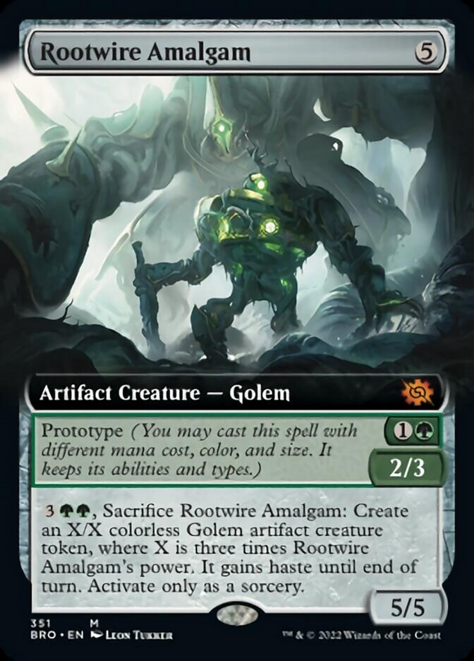 Rootwire Amalgam (Extended Art) [The Brothers' War] | Gear Gaming Fayetteville