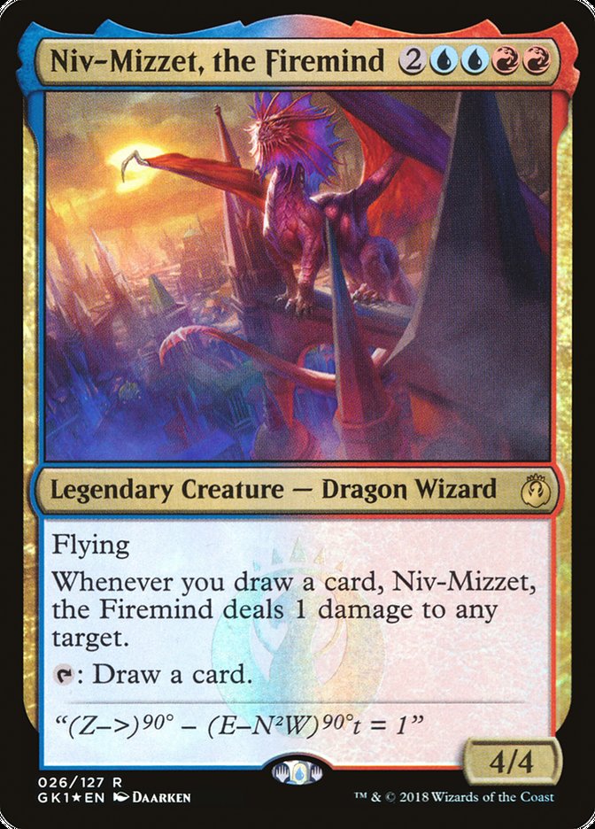 Niv-Mizzet, the Firemind [Guilds of Ravnica Guild Kit] | Gear Gaming Fayetteville