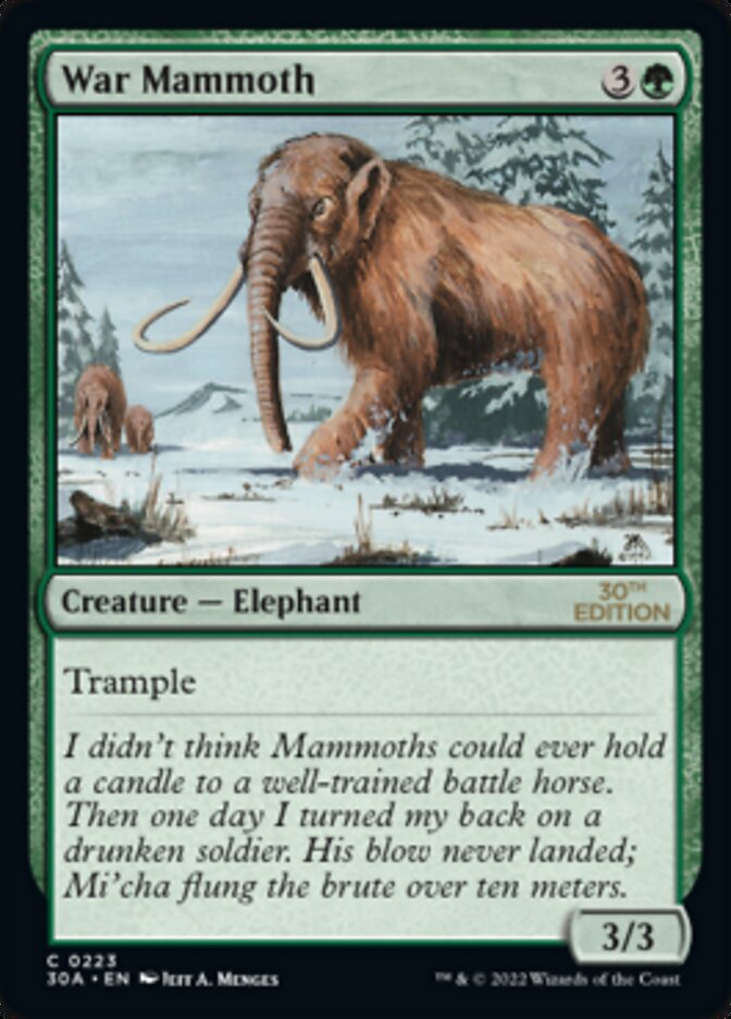 War Mammoth [30th Anniversary Edition] | Gear Gaming Fayetteville