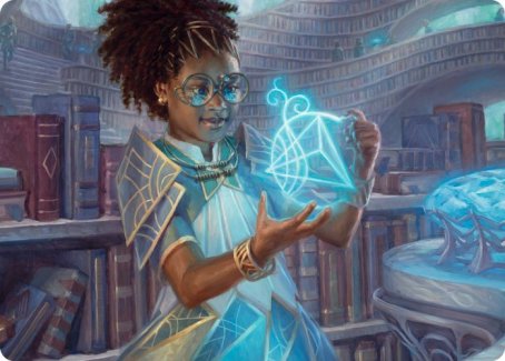 Zimone, Quandrix Prodigy Art Card [Strixhaven: School of Mages Art Series] | Gear Gaming Fayetteville