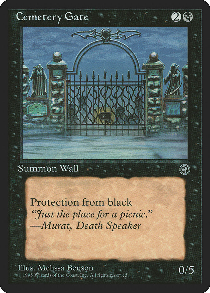 Cemetery Gate (Murat Flavor Text) [Homelands] | Gear Gaming Fayetteville