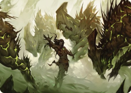 Ezuri's Predation Art Card [Commander Masters Art Series] | Gear Gaming Fayetteville