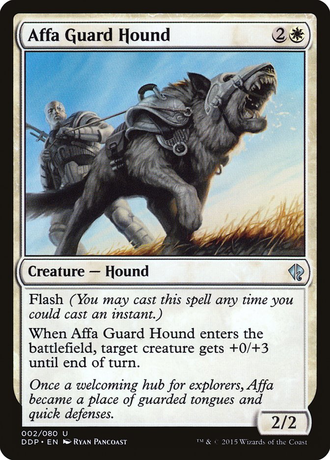 Affa Guard Hound [Duel Decks: Zendikar vs. Eldrazi] | Gear Gaming Fayetteville