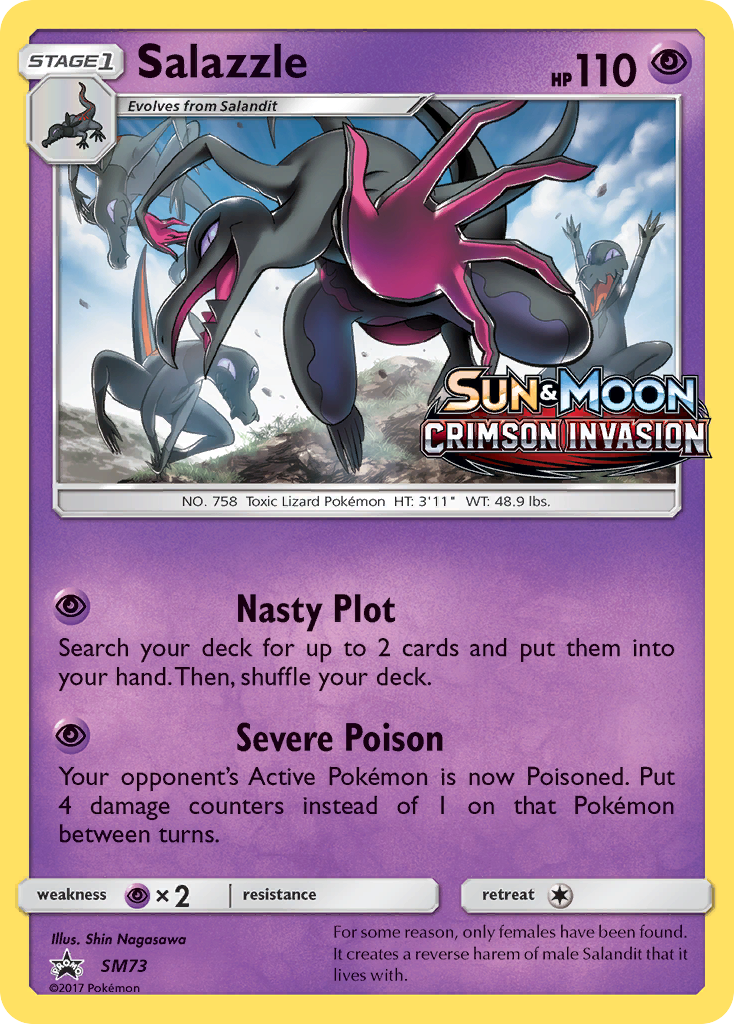 Salazzle (SM73) [Sun & Moon: Black Star Promos] | Gear Gaming Fayetteville