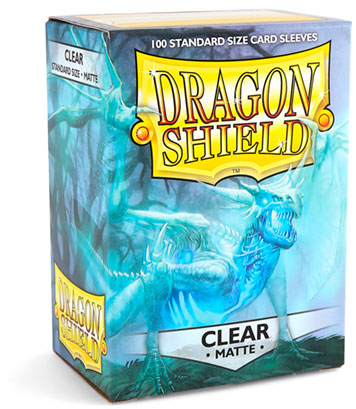 Dragon Shield Regular Matte (100ct) Clear | Gear Gaming Fayetteville