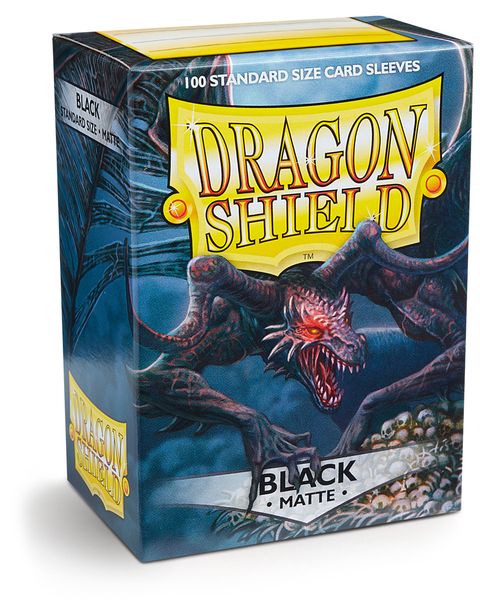 Dragon Shield Regular Matte (100ct) Black | Gear Gaming Fayetteville