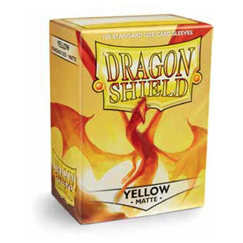 Dragon Shield Regular Matte (100ct) Yellow | Gear Gaming Fayetteville