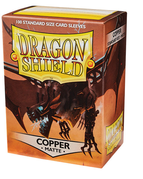 Dragon Shield Regular Matte (100ct) Copper | Gear Gaming Fayetteville