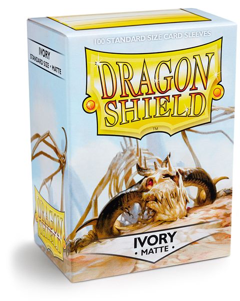Dragon Shield Regular Matte (100ct) Ivory | Gear Gaming Fayetteville