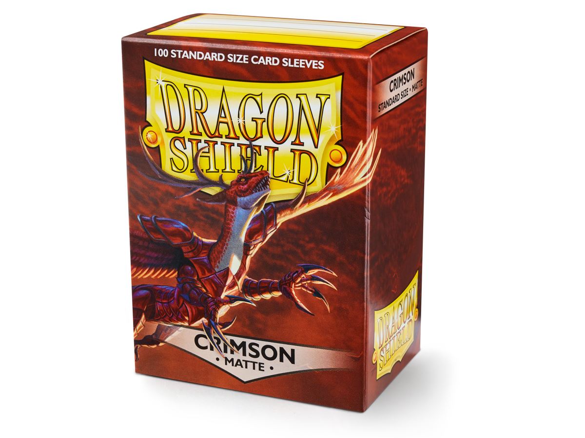 Dragon Shield Regular Matte (100ct) Crimson | Gear Gaming Fayetteville