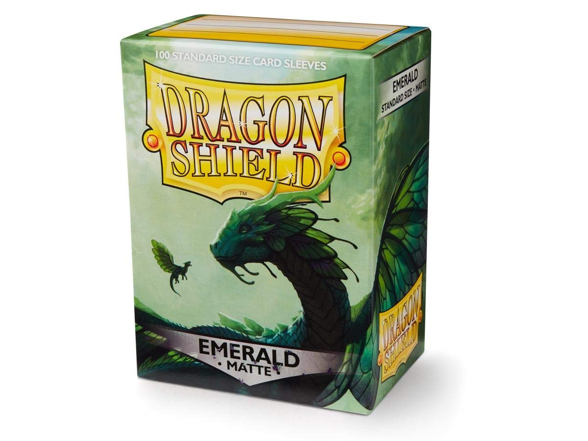 Dragon Shield Regular Matte (100ct) Emerald | Gear Gaming Fayetteville