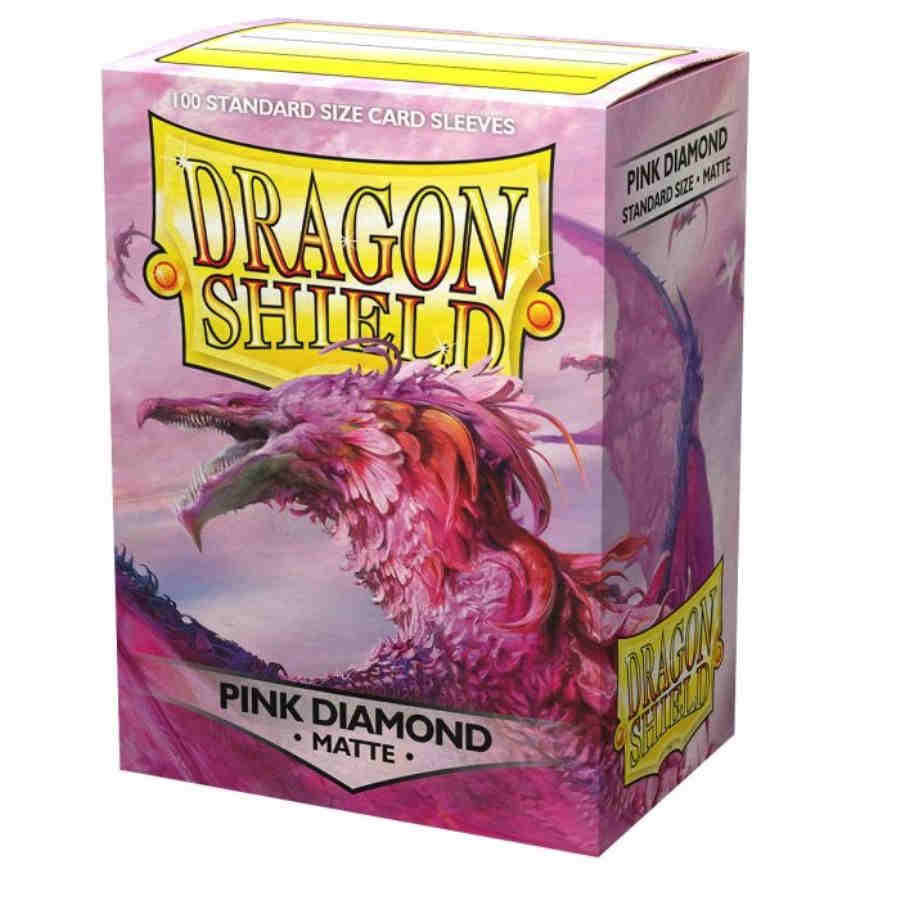 Dragon Shield Regular Matte (100ct) Pink Diamond | Gear Gaming Fayetteville