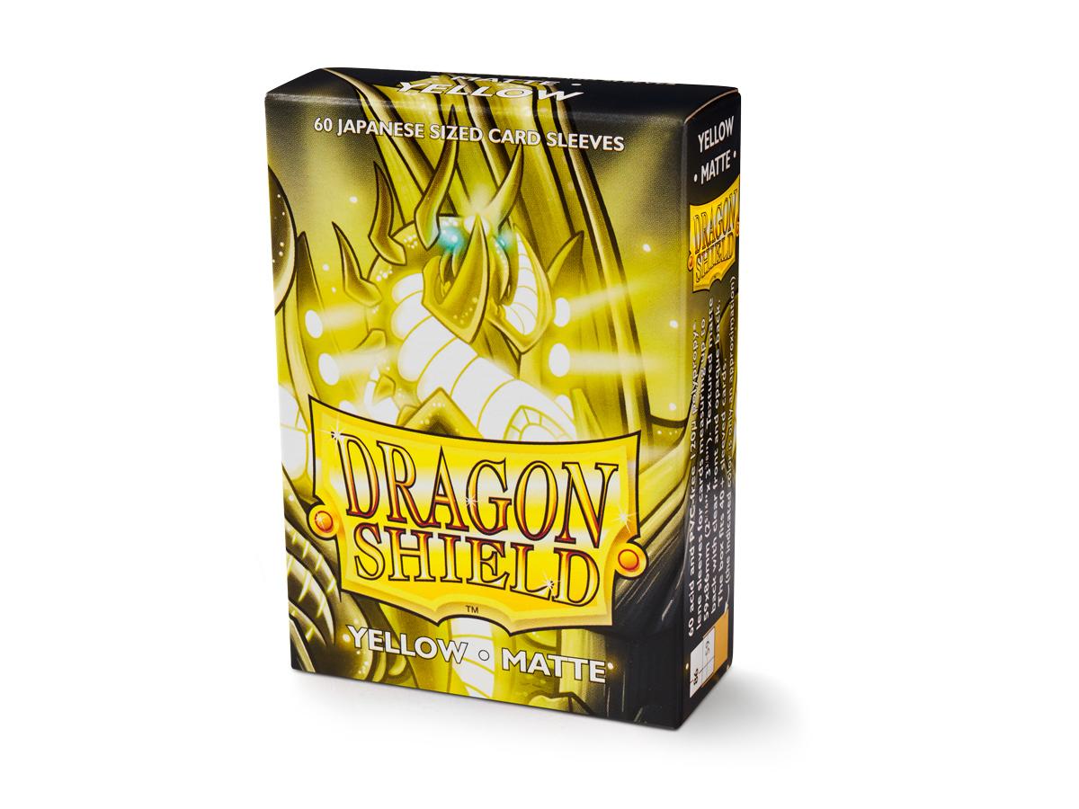 Dragon Shield Mini Matte (60ct) Yellow | Gear Gaming Fayetteville