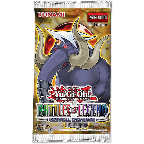 Yu-Gi-Oh! Battles of Legend: Crystal Revenge Booster Pack | Gear Gaming Fayetteville