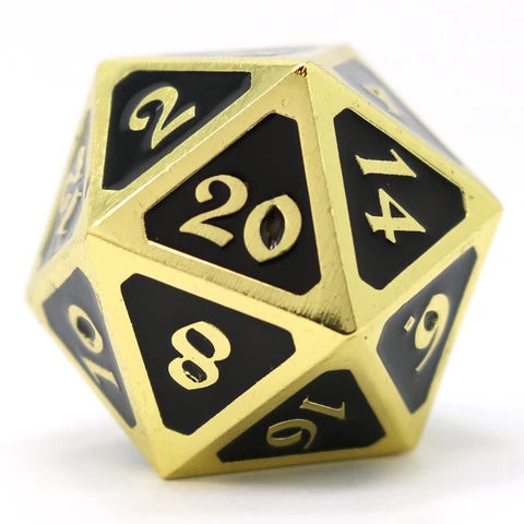 Dire d20 - Mythica Gold Onyx | Gear Gaming Fayetteville