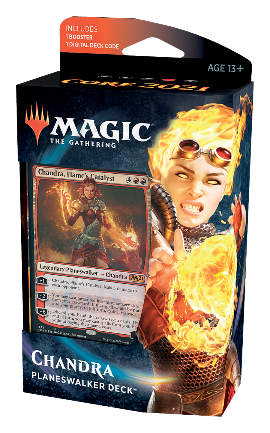 Core Set 2021 - Planeswalker Deck Chandra, Flame's Catalyst | Gear Gaming Fayetteville