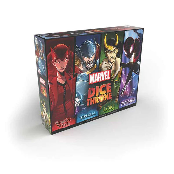 Marvel Dice Throne 4-Hero Box (Scarlet Witch, Thor, Loki, Spider-Man) | Gear Gaming Fayetteville