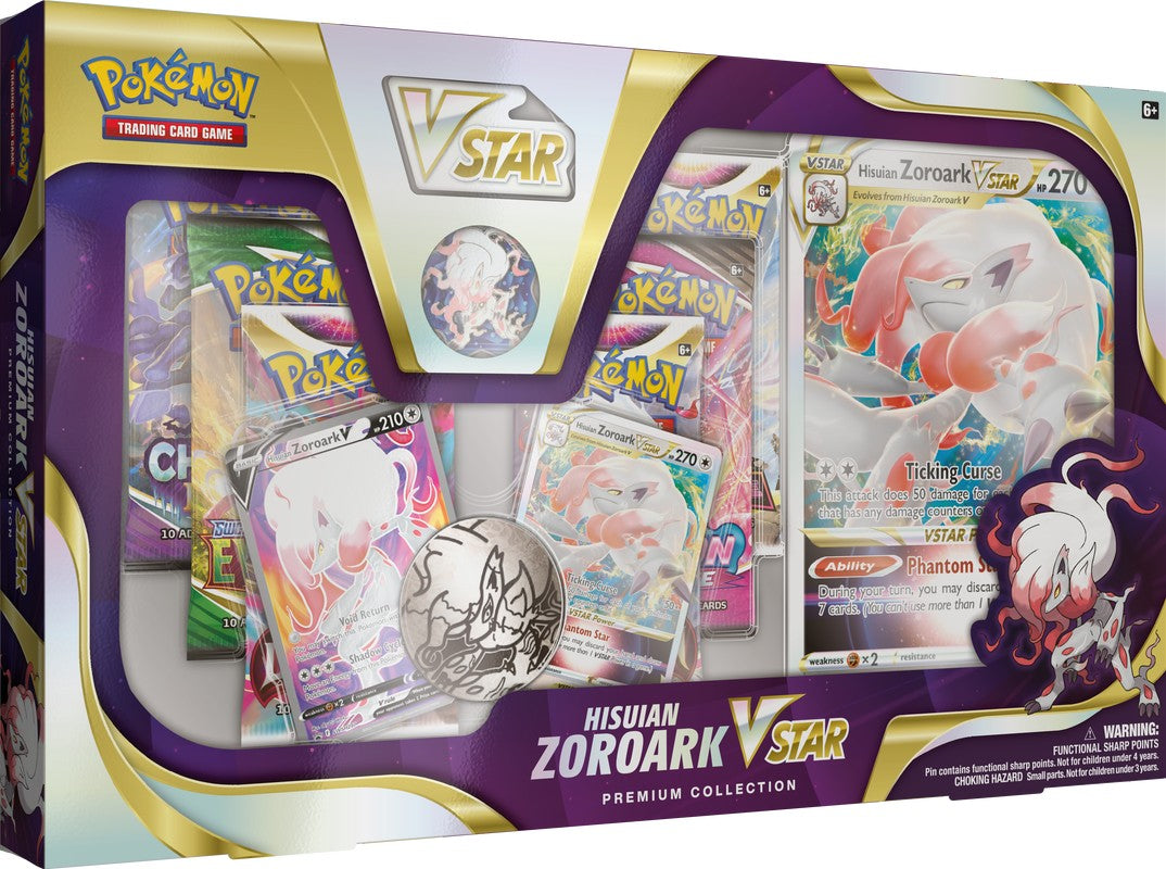 Pokemon Hisuian Zoroark VSTAR Premium Collection | Gear Gaming Fayetteville