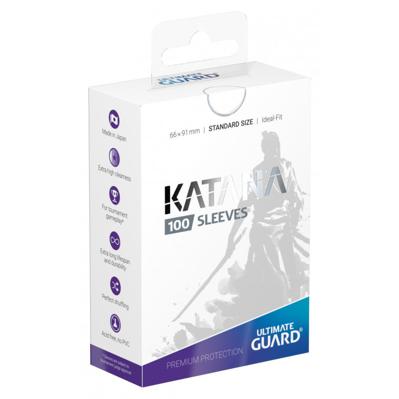 Ultimate Guard Katana Standard - White (100ct) | Gear Gaming Fayetteville