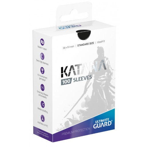 Ultimate Guard Katana Standard - Black (100ct) | Gear Gaming Fayetteville