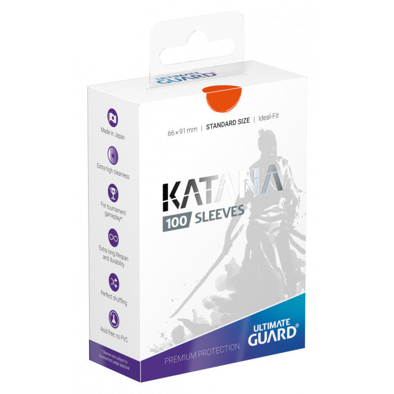 Ultimate Guard Katana Standard - Orange (100ct) | Gear Gaming Fayetteville
