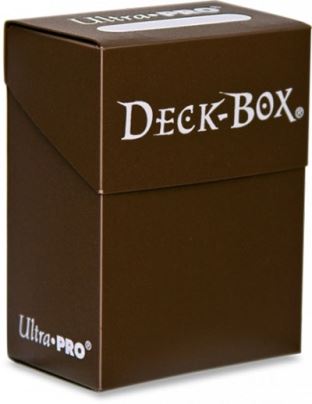 Ultra Pro Deck Box Brown | Gear Gaming Fayetteville