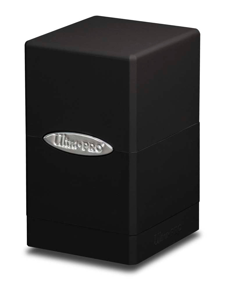 Ultra Pro Deck Box Satin Tower Black | Gear Gaming Fayetteville