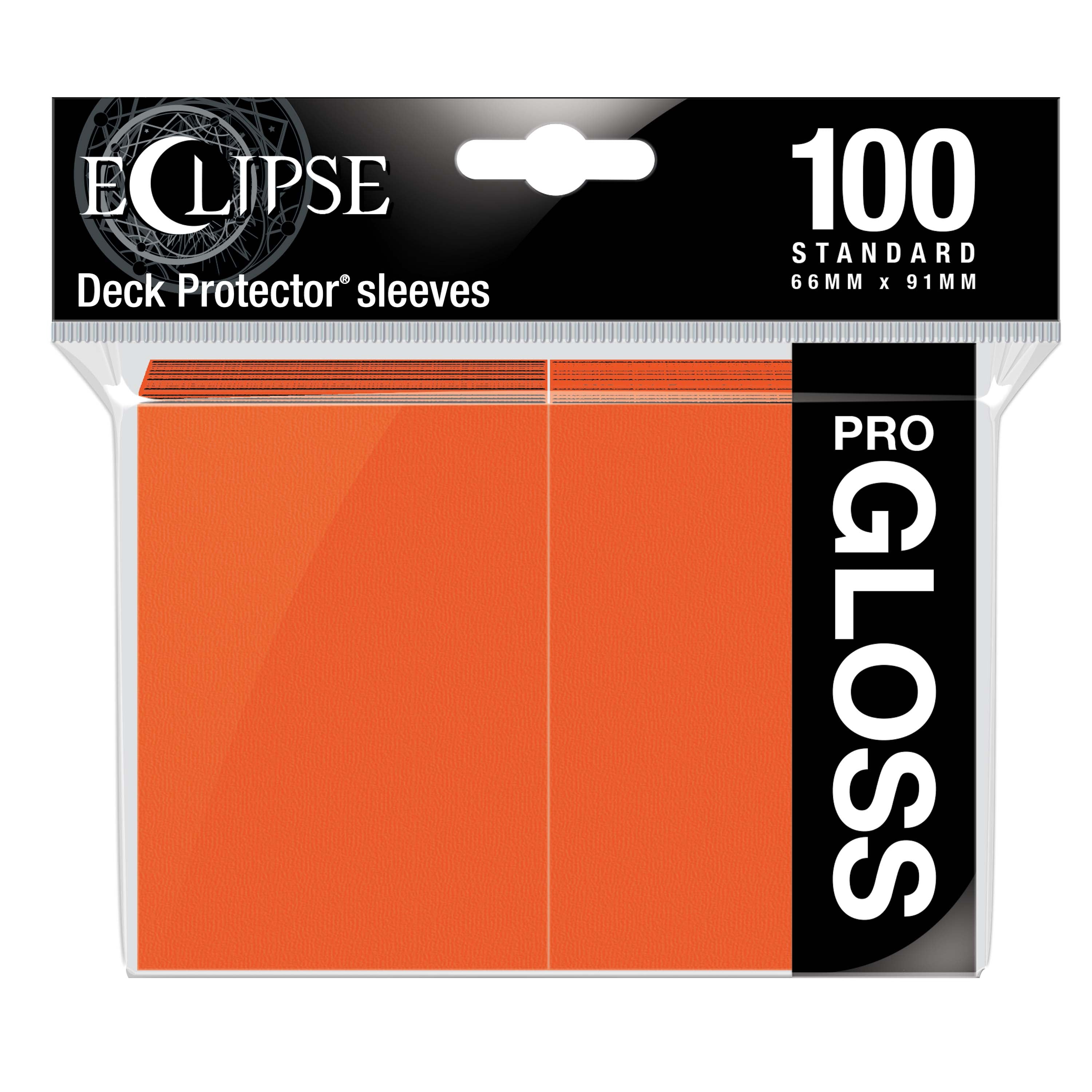 Ultra Pro Regular Eclipse Gloss (100ct) Pumpkin Orange | Gear Gaming Fayetteville