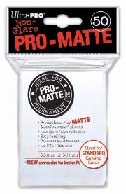 Ultra Pro Regular Matte (50ct) White | Gear Gaming Fayetteville