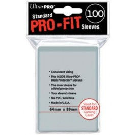 Ultra Pro Pro-Fit Clear Regular (100ct) | Gear Gaming Fayetteville