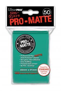 Ultra Pro Regular Matte (50ct) Aqua | Gear Gaming Fayetteville