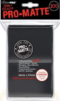 Ultra Pro Regular Matte (100ct) Black | Gear Gaming Fayetteville