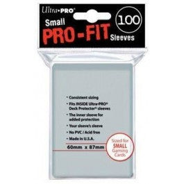 Ultra Pro Pro-Fit Clear Small (100ct) | Gear Gaming Fayetteville