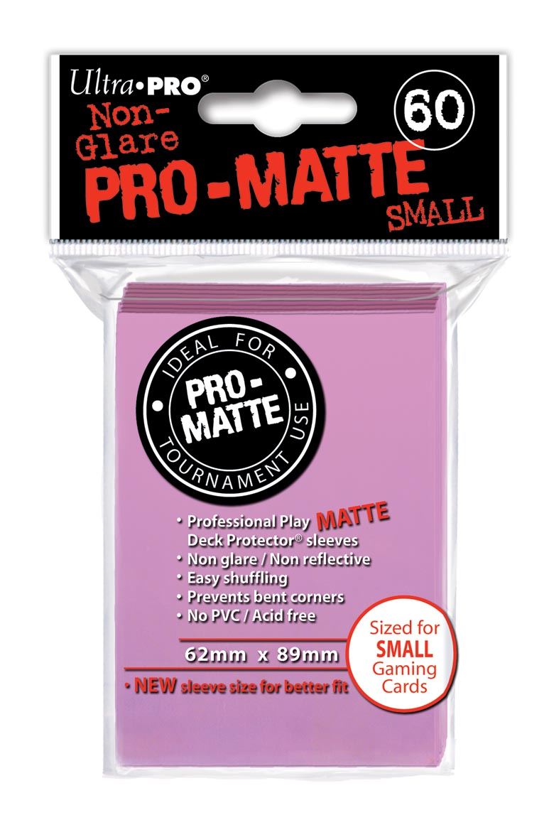Ultra Pro Small Matte (60ct) Pink | Gear Gaming Fayetteville
