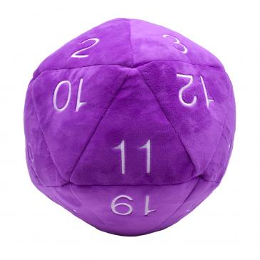 Ultra Pro Jumbo D20 Plush Die Purple with White Numbers | Gear Gaming Fayetteville