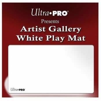 Ultra Pro Artist Playmat White | Gear Gaming Fayetteville