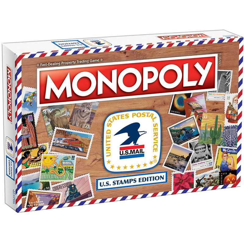 Monopoly: U.S. Stamps Edition | Gear Gaming Fayetteville