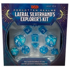 Dungeons & Dragons: Laeral Silverhand's Explorer's Kit Dice Set | Gear Gaming Fayetteville