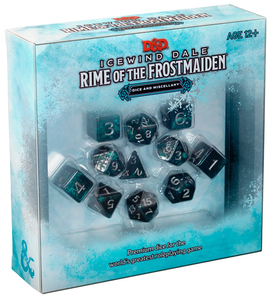 Dungeons & Dragons: Icewind Dale Rime of the Frostmaiden Dice Set | Gear Gaming Fayetteville