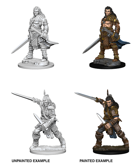 Pathfinder Unpainted Miniatures - Human Male Fighter | Gear Gaming Fayetteville